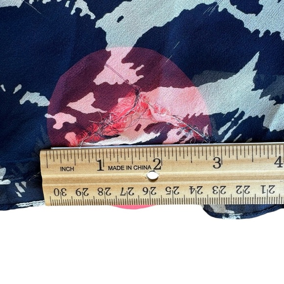 BCBGMaxAzria Navy and White Maxi Dress - Picture 12 of 12